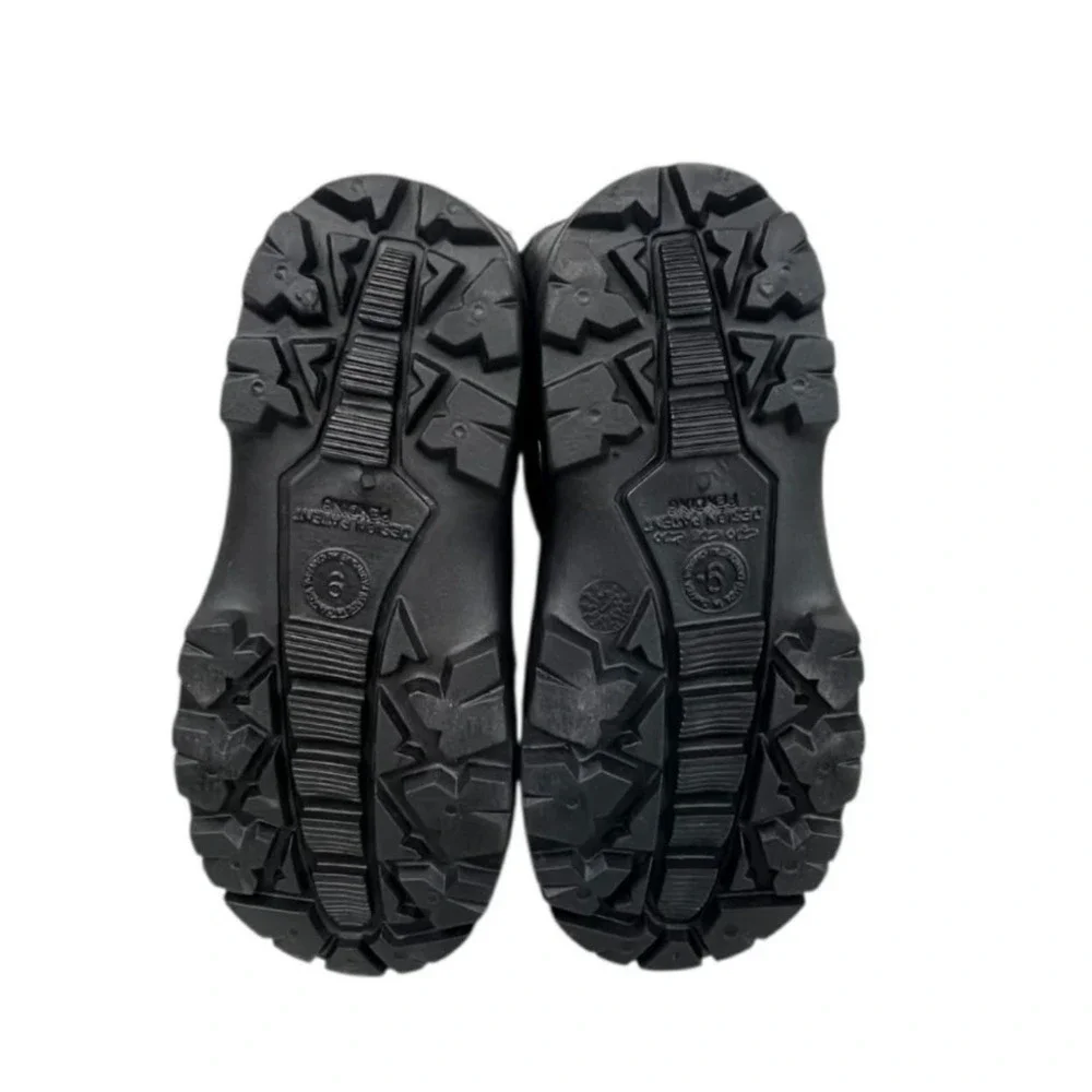 Wonder Nation Unisex Size 9 Black Winter Insulated To  -25 degrees‎ Rubber Boots